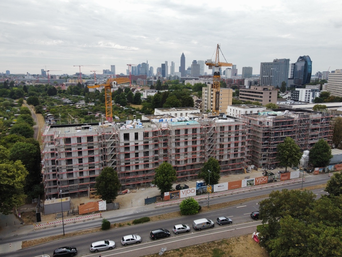 Baufortschritt Juli 2022